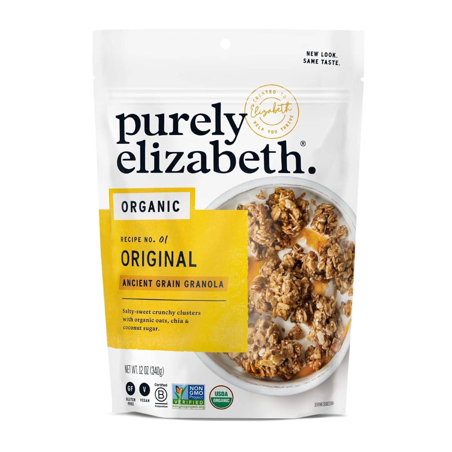 Purely Elizabeth granola is the perfect choice for gourmets